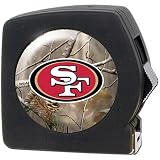San Francisco 49ers NFL Open Field 25 foot Tape Measure