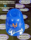 Keith Hernandez Autographed/Hand Signed New York Mets mini ice cream helmet (signature is slightly s