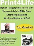 Produkt-Bild: P4L - 15 Blatt T-Shirt Folie Transferfolie Textilfolie Transferpapier klar/transparent