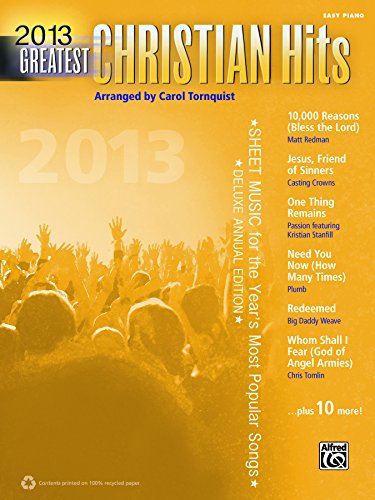 2013 Greatest Christian Hits: Easy Piano (Greatest Hits)