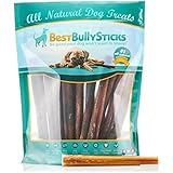 USA 6-inch Odor-Free Bully Sticks by Best Bully Sticks (18 Pack) Made in America of All-Natural, Free Range, Grass Fed Beef - Free of Any Hormones or Additives - USDA/FDA Approved