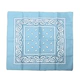 Unisex Hip Hop Rap Paisley Cotton Double Sided Head Wrap Bandana Scarf Wristband