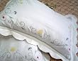 Pair "SPRING COLOR" Embroidery Cotton Pillowcases
