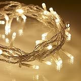 Indoor Fairy Lights, 40 Warm White LEDs on Clear Cable by Lights4funby Lights4fun - Fairy Lights