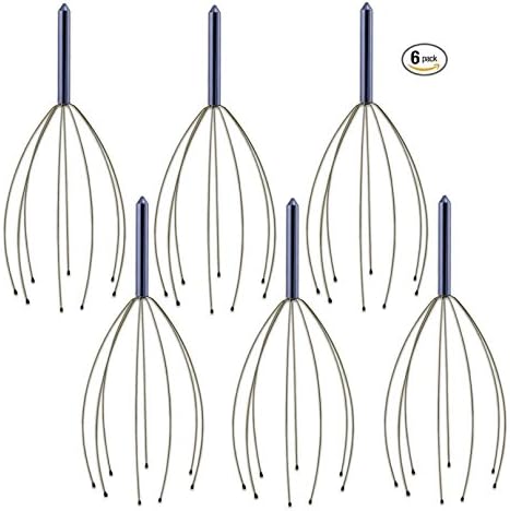 (6 Pack) Hand Held Scalp Head Massager Handheld Neck Relaxation