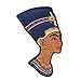 Egyptian Queen Nefertiti Iron On Logo Iron On Embroidered Patch