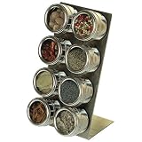 Review Lipper International  / Lipper International Soho 8-Shaker Set on L-Stand - Stainless Steel