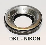 Voigtlander DKL RETINA Lens to Nikon Camera Adapter for D3 D3s D700 D300s D ....