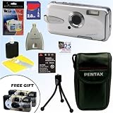Pentax Optio W30 7MP Digital Camera + 2GB Deluxe Accessory Kit