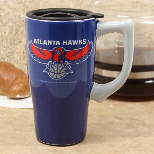 NBA Atlanta Hawks 16oz. Ceramic Travel Mug w/Lid