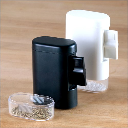 PepperMate 5.25-in. Ceramic Blade Mill White.