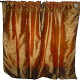 IndianSilkDrapes-2BronzePanelDecorativeDraperyWindowTreatment