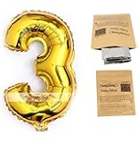 Helium Foil Digital balloons ,birthday holidays weddin party supply Golden 40"3