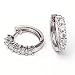 1 Carat 14KWG Diamond Hoop Earrings