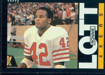 1985 Topps #156 Ronnie Lott - San Francisco 49ers (Football Cards)