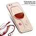 iPhone 6 Plus & iPhone 6s Plus Case, FLOVEME [ Wine Glass Series ] Dynamic 3D Liguid Clear Hard Back Cover for Apple iPhone 6 Plus and iPhone 6s Plus 5.5 inch - Red