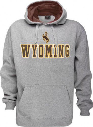 Buy Wyoming Cowboys 2008 Automatic Fleece Grey Hooded Sweatshirt