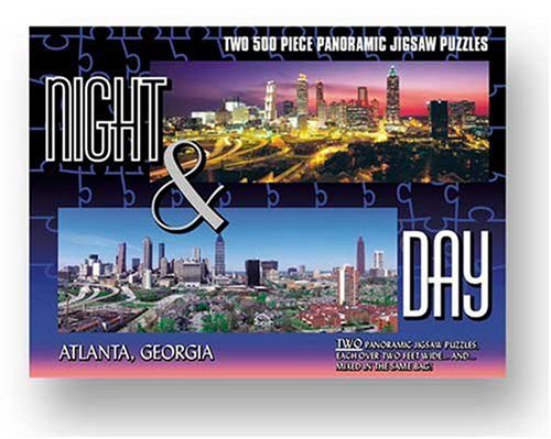 51TbRGzpH9L Night & Day City Puzzle   Atlanta
