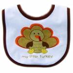 Luvable Friends Thanksgiving Drooler Bib, Turkey