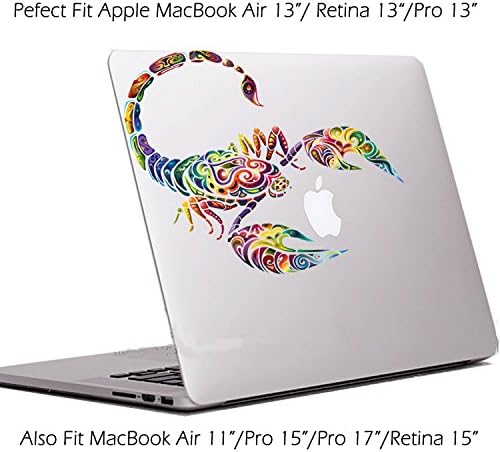 Color Scorpion King-AnKey Removable Vinyl Decals Stickers Part Skin For Apple MacBook White/Air/Pro/Retina 11"/13"/15"/17"/iPad/Laptop/Tablet/Window/Wall/Car/Desk/Book Surfaces