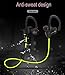 Bluetooth Headphones, Amotus Wireless Earphones In Ear Bluetooth V4.1 Sports Stereo Noise Cancelling Sweatproof Earbuds with Earhook Built-in Mic for Running Hiking Jogging Gym(Kelly)