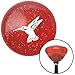 American Shifter 176447 Orange Retro Metal Flake Shift Knob with M16 x 1.5 Insert (White Hummingbird)