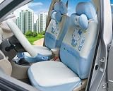 HelloKitty Auto Car Seat Steering Wheel Belt Covers Seat Covers cushion 19PC KIT HK010019