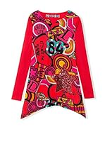 Desigual Camiseta Manga Larga Victoria (Rojo)