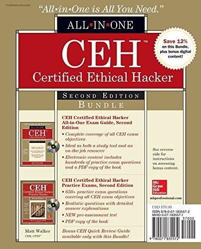 CEH Certified Ethical Hacker Bundle, Second Edition (All-in-One) by Walker, Matt (2014) Paperback