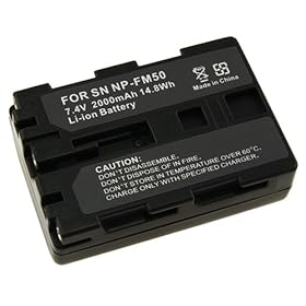 For SONY Cybershot DSC-F717 Lithium-Ion Battery 1200 mAh (NP-FM50)