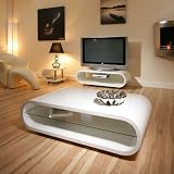 Coffee Table / Tables White Gloss Beautiful Modern Matching Large 980 51TbeGTnjCL. SL160