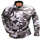 MOTORRADJACKE-Tourenjacke, Sommer- und Wintertauglich, RAISSA-Klimamembrane (Z-Liner) camouflage snow L [STREET CYCLE]