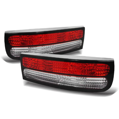 Nissan 300Zx Z32 Red Clear Tail Lights Hamonaonoea