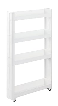 【クリックでお店のこの商品のページへ】Amazon.co.jp : 不動技研 スマートワゴン Fit W100 55-4段 約幅10.5×奥行55×高さ88.5cm F-2573 : ホーム&キッチン