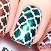 Whats Up Nails - Moroccan Vinyl Stencils for Nail Art Design (1 Sheet, 12 Stencils)