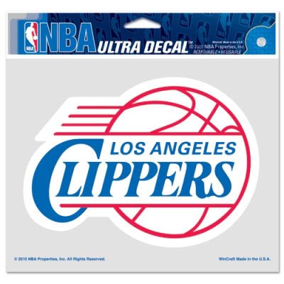 Los Angeles Clippers Logo 5x6 Cling Decal