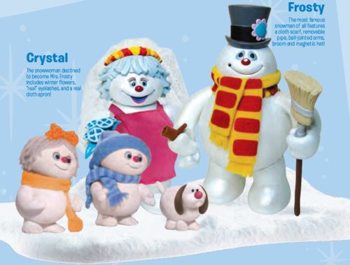 51TbryqvggL Frosty the Snowman Snow Family Fun Action Figure Gift Set