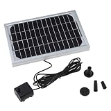 Solar Water Pump for Garden Fountain Pond Pool Watering with 5 Watt Solar Panel