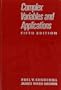 Complex Variables and Applications (Churchill-Brown Series)
