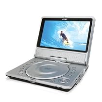 Coby Electronics TF-DVD8107 8-Inch Portable DVD/CD/MP3 Player,Silver