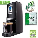 TRU Digital Single Serve Coffee Brewer (includes 50 World Blend Decaf Pods)