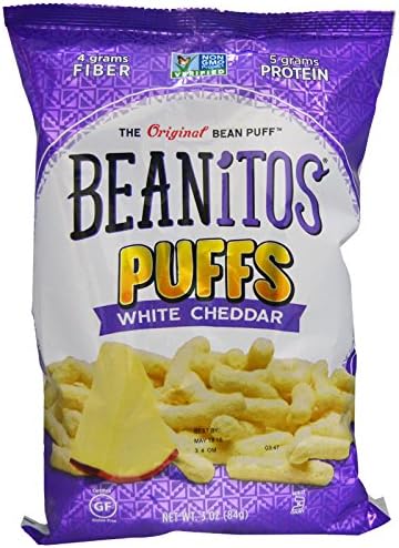 Beanitos, Puffs, White Cheddar, 3 oz (84 g)(pack of 3)