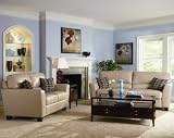 2PC Bonded Leather Sofa and Loveseat Set