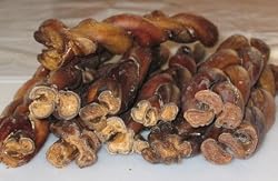 6" Braided Bully Sticks Thick Select Single Odor Free Sealed