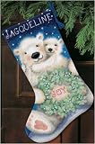 Dimensions(R) 16 Inch Needlepoint Kit - Polar Bear Joy Stocking