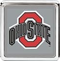Bully Die Cast College Logo Rear Receiver Hitch Plug Cover College Logo 2" Receiver Hitch Plug - Ohio State