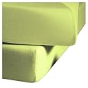 fleuresse Colours Uni-Mako-Satin-Spannbettlaken 100/200 mit Rundumgummi