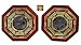 Yin Yang a Pair of Chinese Feng Shui Mirror, Bagua Mirror Convex & Concave, Free Buddha Eye Magnet
