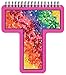 iscream Letter T Shaped Spiral-Bound Lined Page 6.5