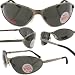 Barcelona Metal Bifocal Safety Glasses ANSI Z87.1+ Smoke Lenses 2.50